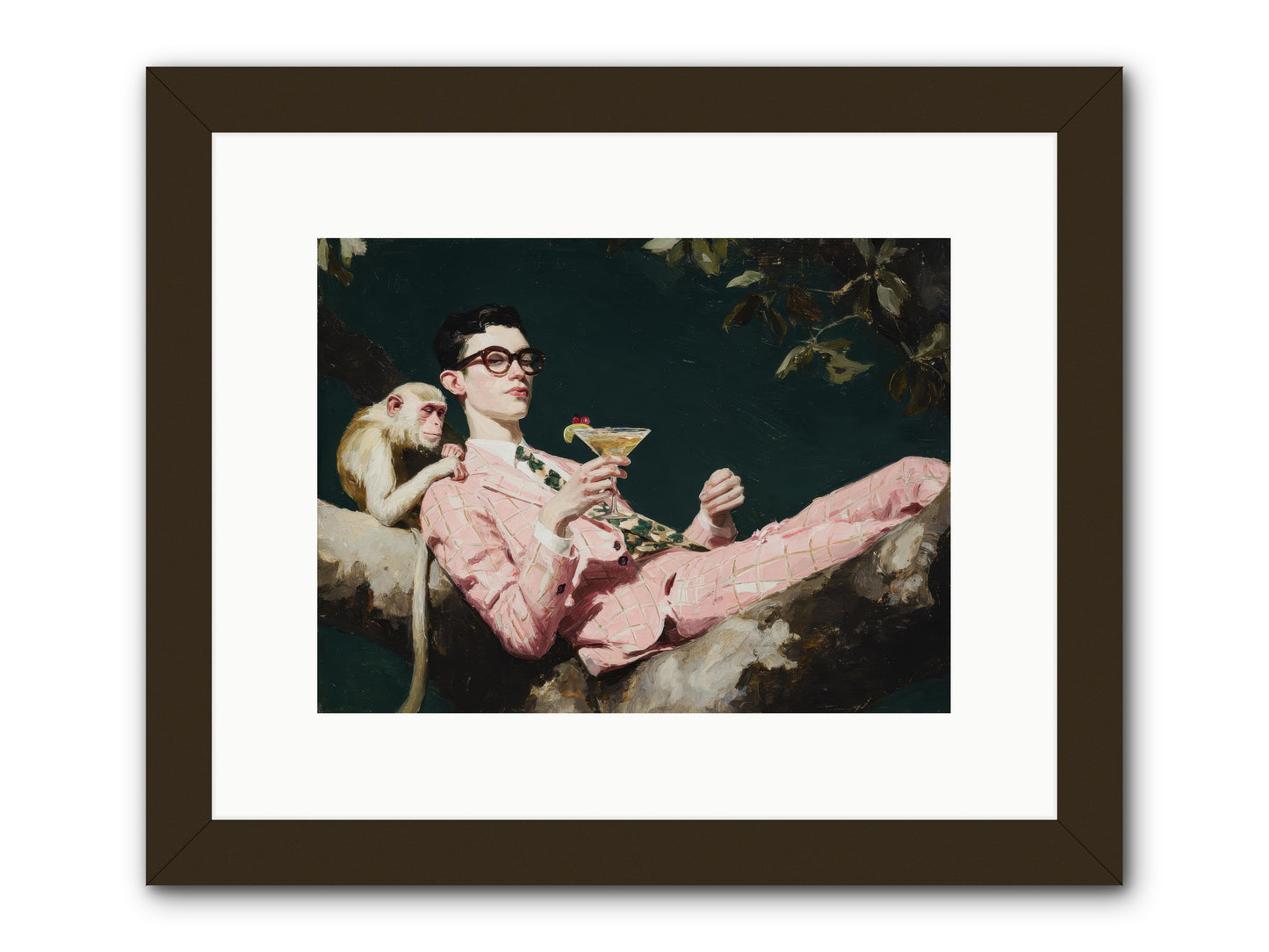 A Season of Polite Fugitives -- Framed Print - Black 12x9