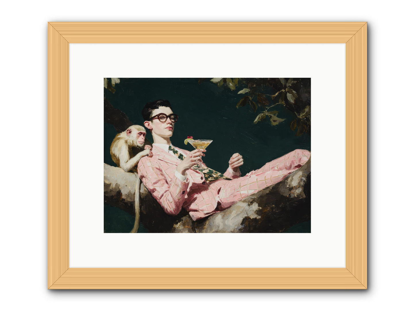 A Season of Polite Fugitives -- Framed Print - Natural 12x9