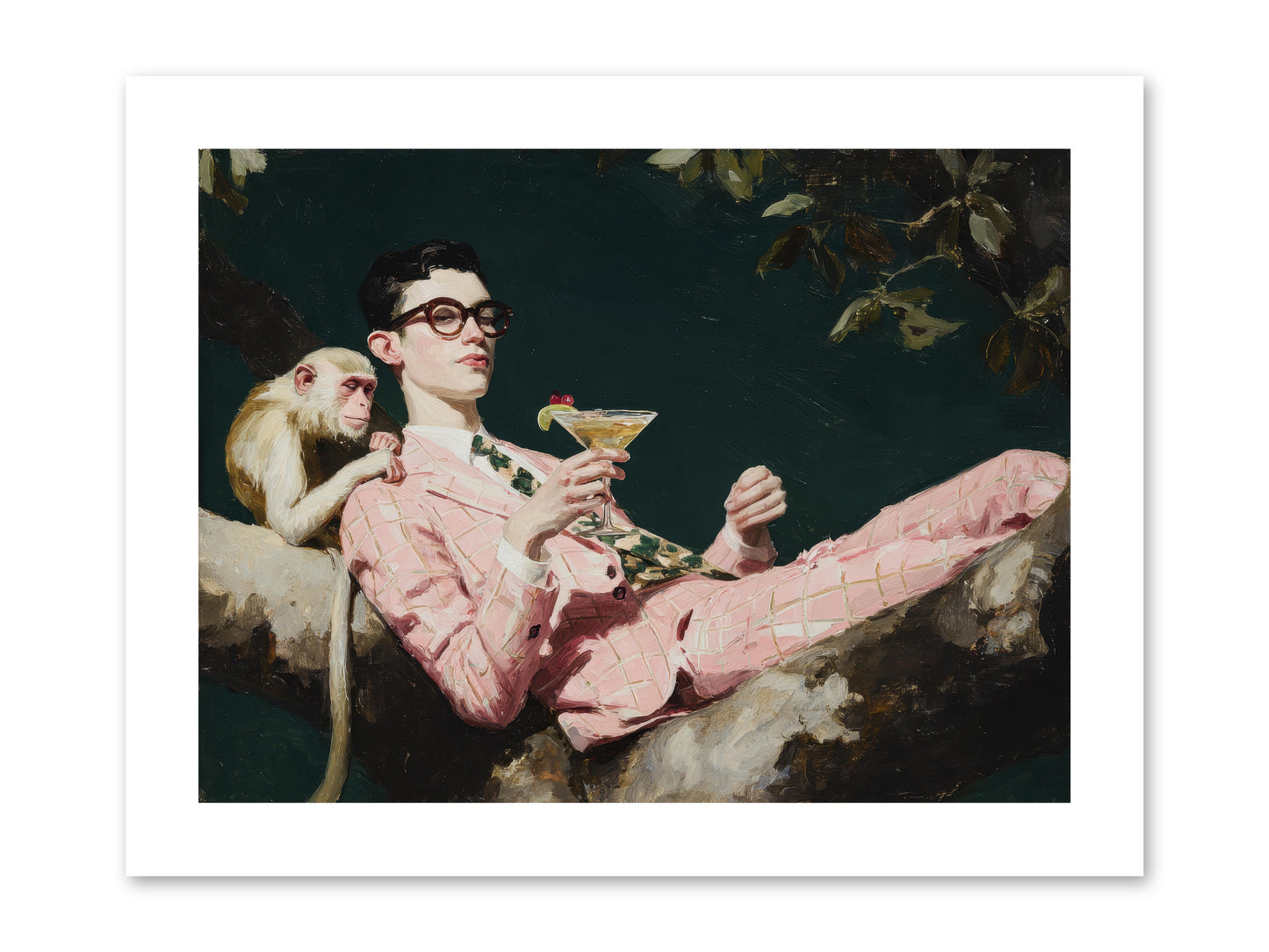 A Season of Polite Fugitives -- Loose Canvas Print 12x9