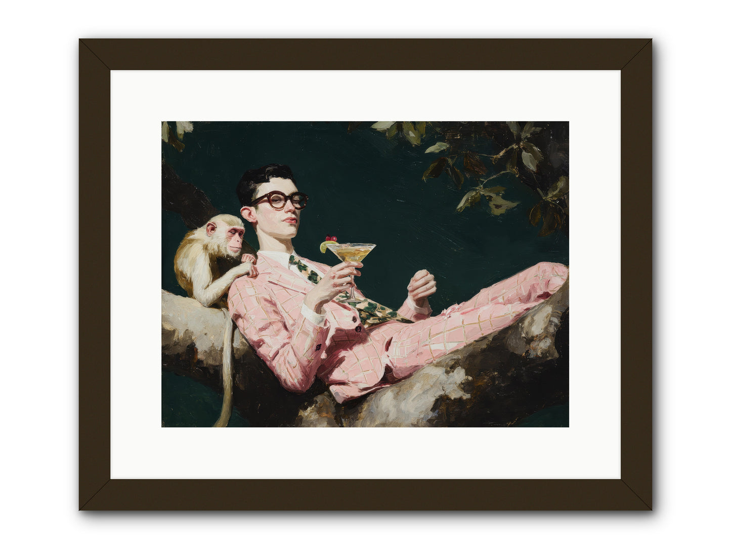 A Season of Polite Fugitives -- Framed Print - Black 16x12