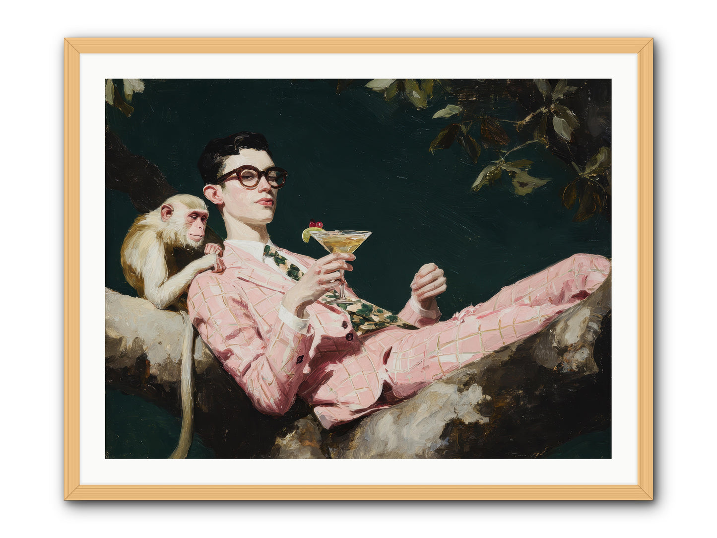 A Season of Polite Fugitives -- Framed Print - Natural 40x30
