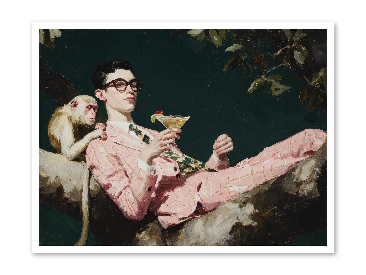 A Season of Polite Fugitives -- Loose Canvas Print 40x30