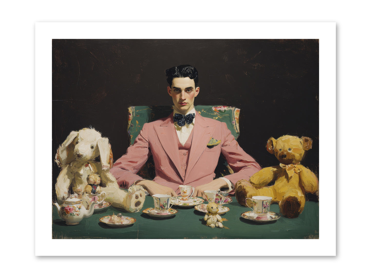 A Slight Scandal in Pastels -- Paper Print 16x12