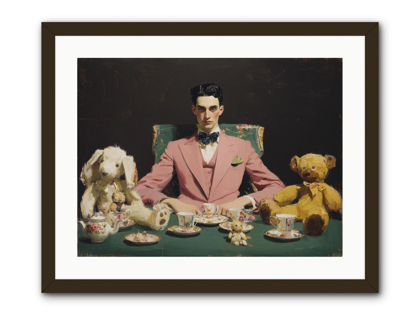 A Slight Scandal in Pastels -- Framed Print - Black 24x18