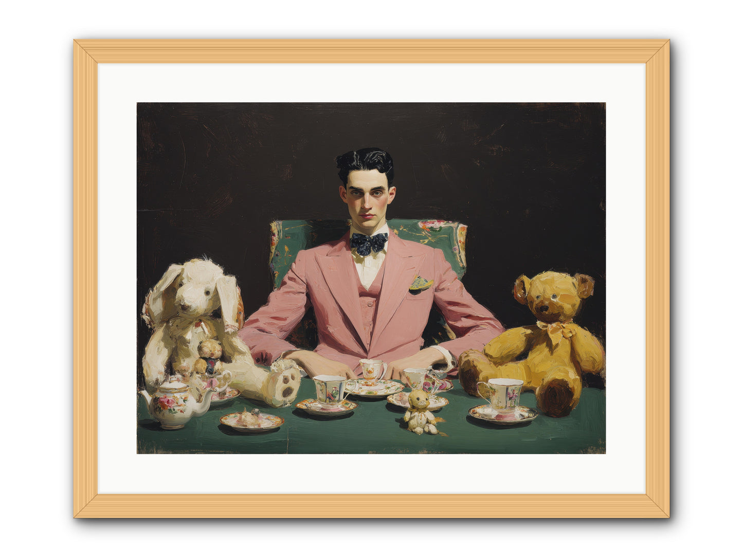 A Slight Scandal in Pastels -- Framed Print - Natural 24x18