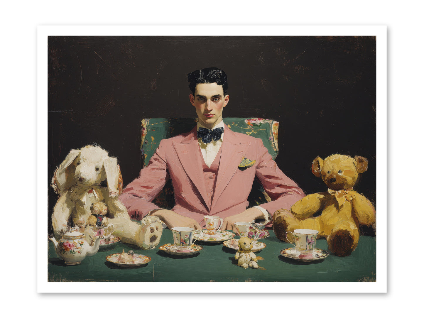 A Slight Scandal in Pastels -- Paper Print 32x24