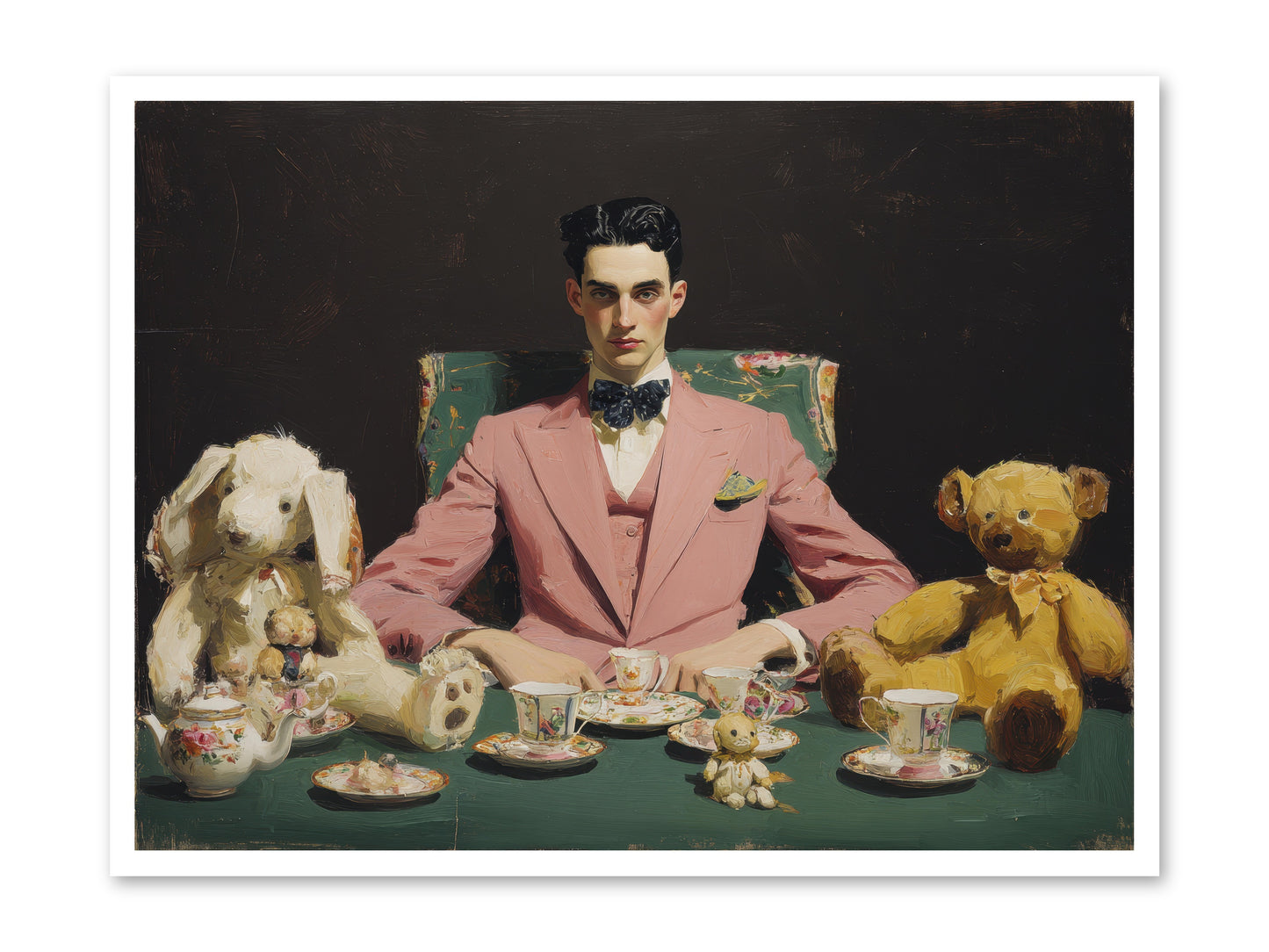 A Slight Scandal in Pastels -- Loose Canvas Print 40x30