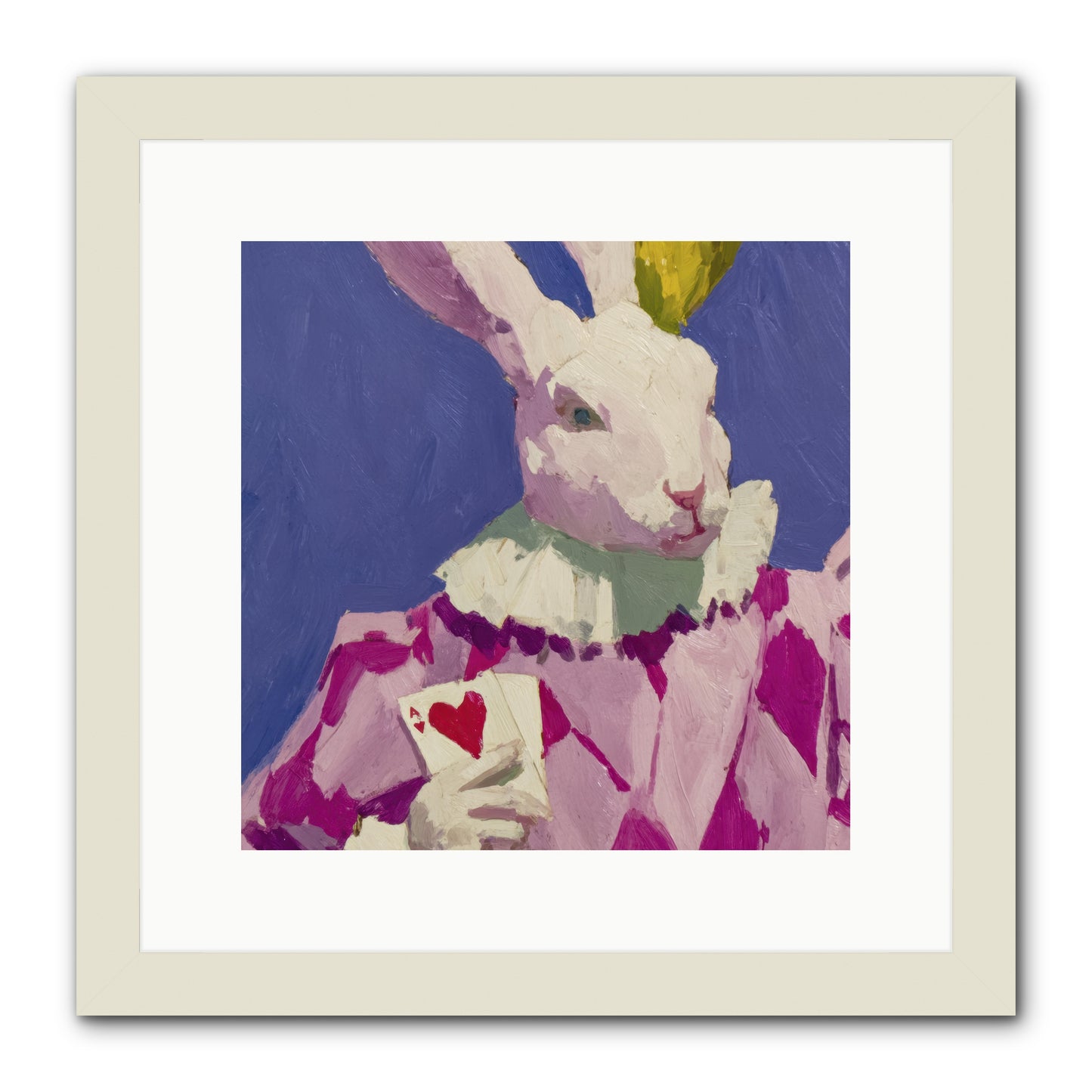 A Small Parade For Us -- Framed Print - White 12x12