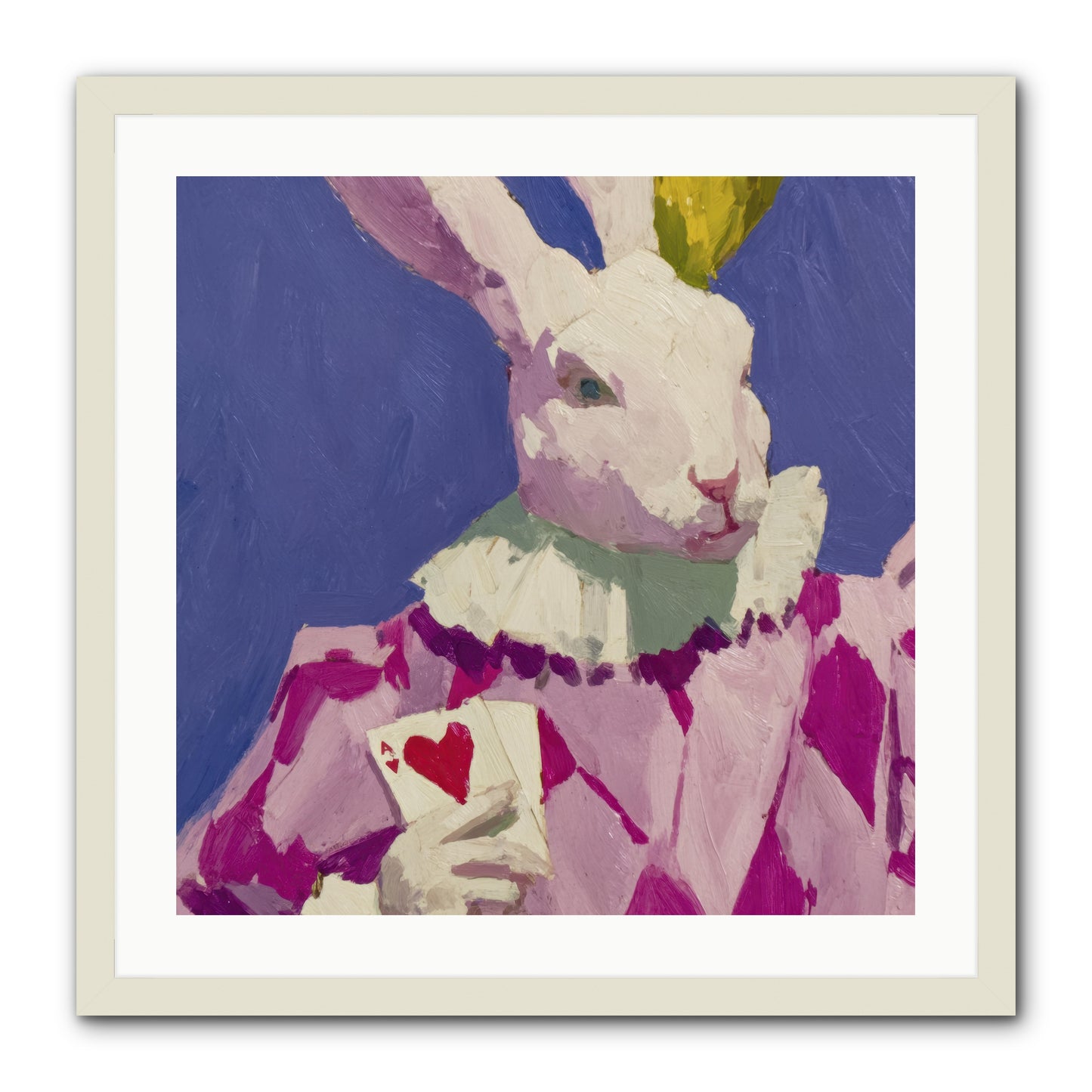 A Small Parade For Us -- Framed Print - White 24x24