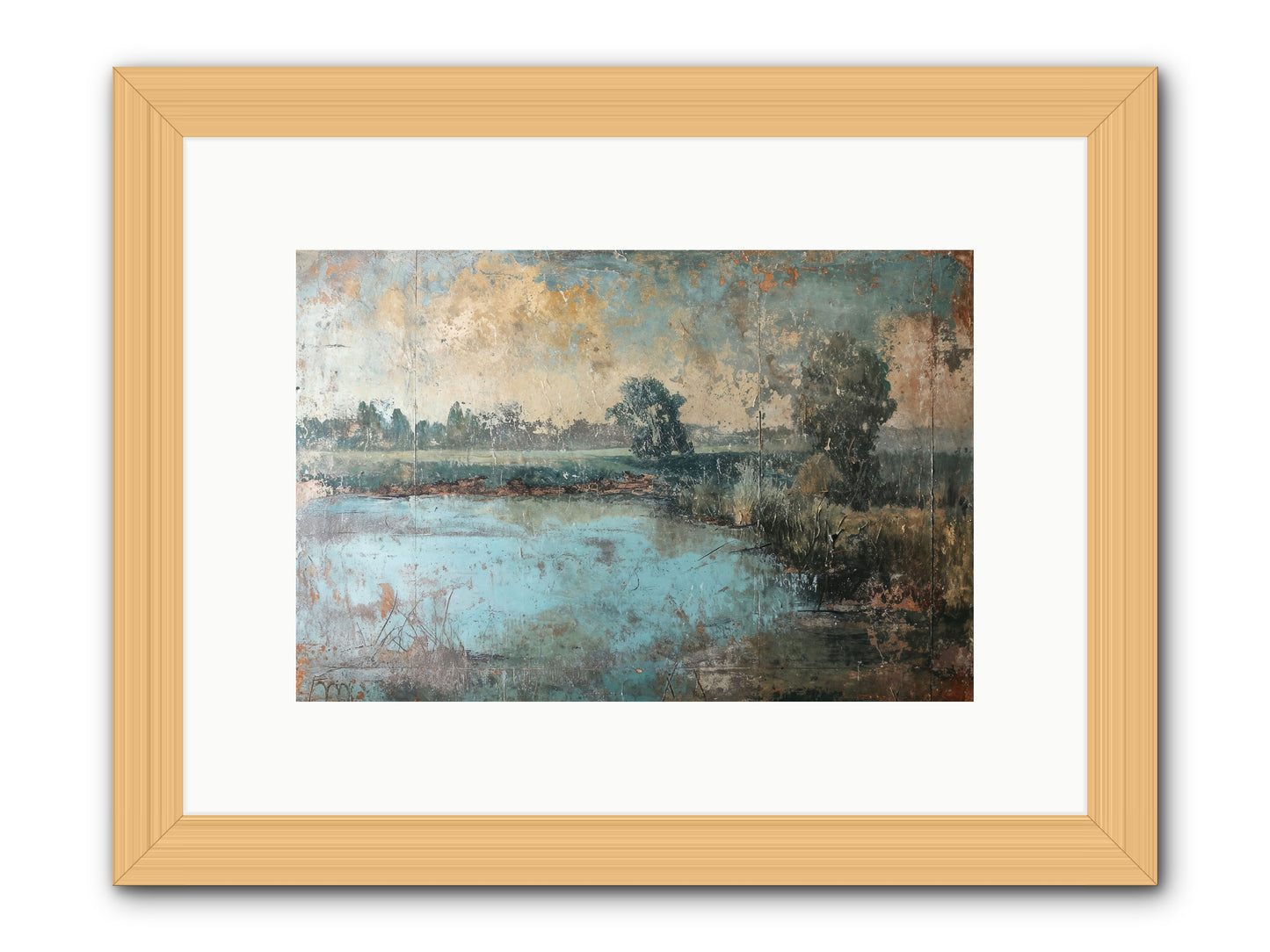 A Song Before -- Framed Print - Natural 12x8