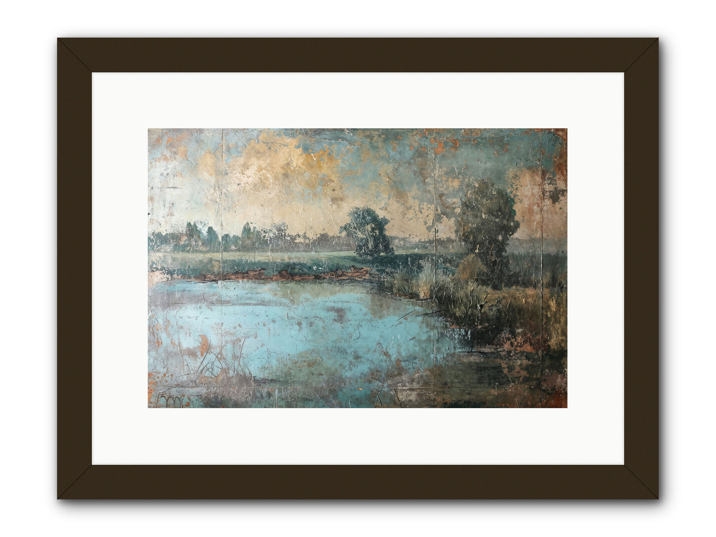 A Song Before -- Framed Print - Black 15x10