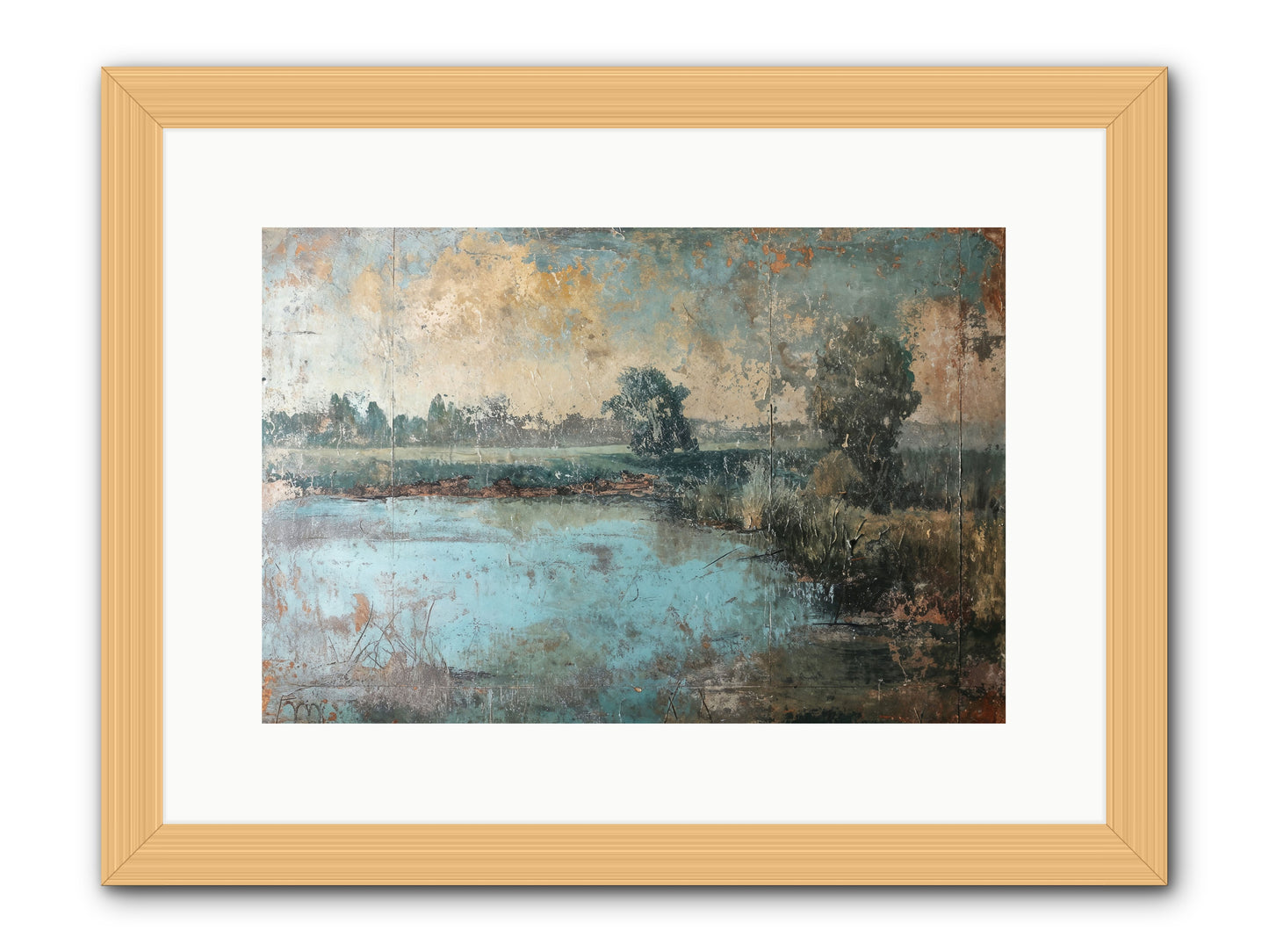A Song Before -- Framed Print - Natural 15x10
