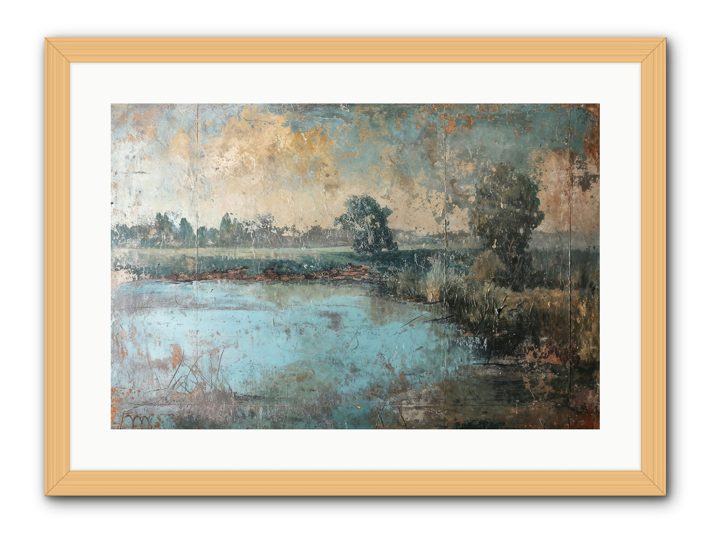A Song Before -- Framed Print - Natural 24x16