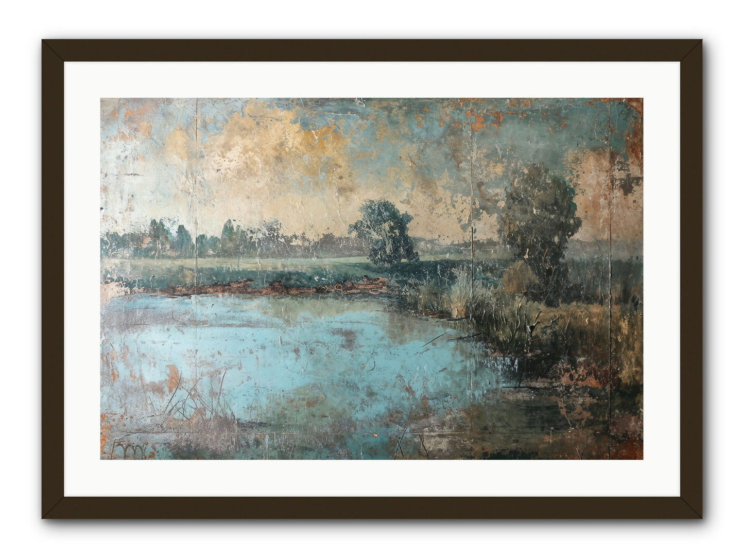 A Song Before -- Framed Print - Black 30x20