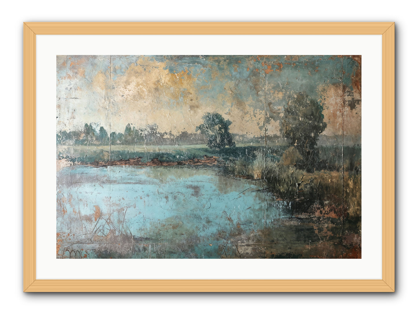 A Song Before -- Framed Print - Natural 30x20