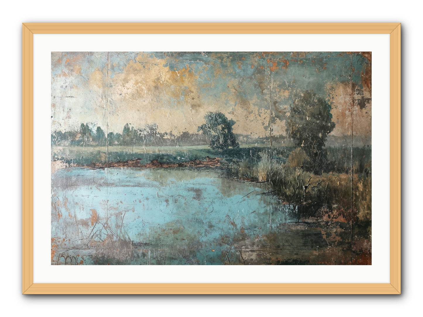 A Song Before -- Framed Print - Natural 36x24