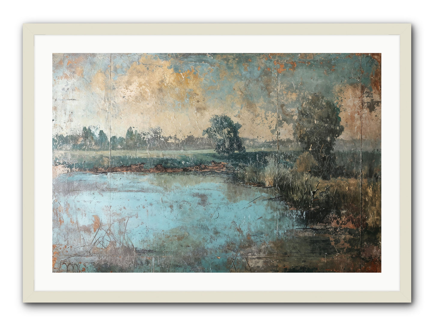 A Song Before -- Framed Print - White 36x24