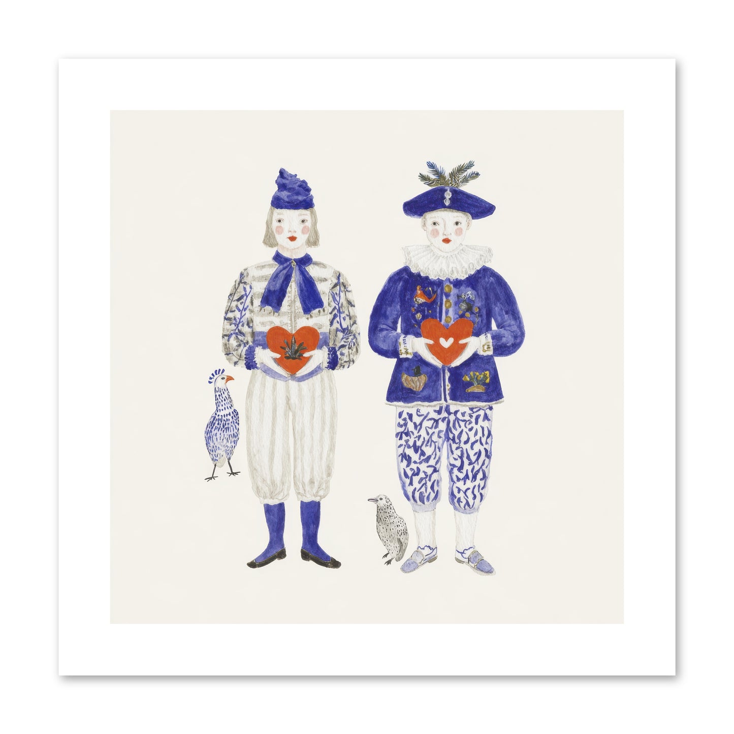 A Study In Kindred Hearts -- Paper Print 10x10