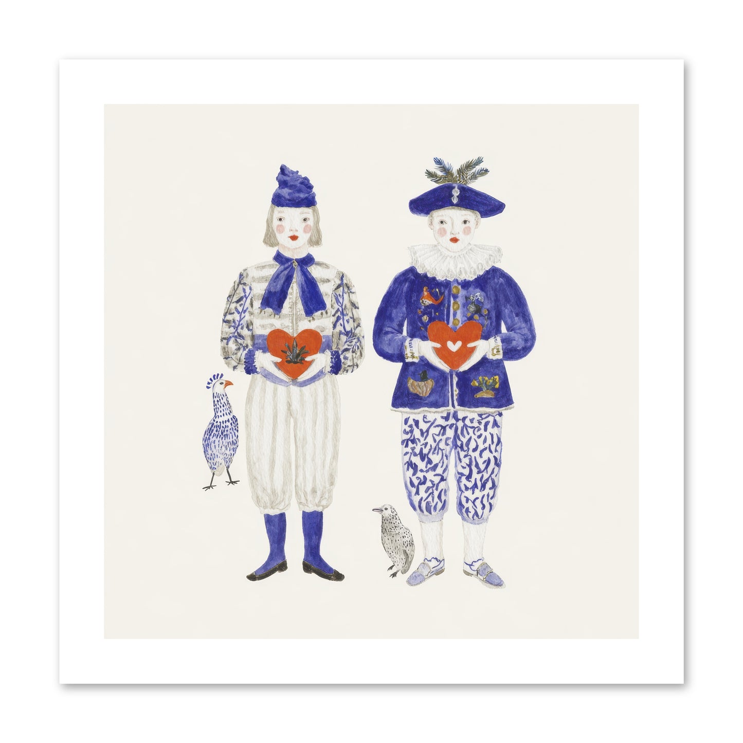 A Study In Kindred Hearts -- Paper Print 12x12
