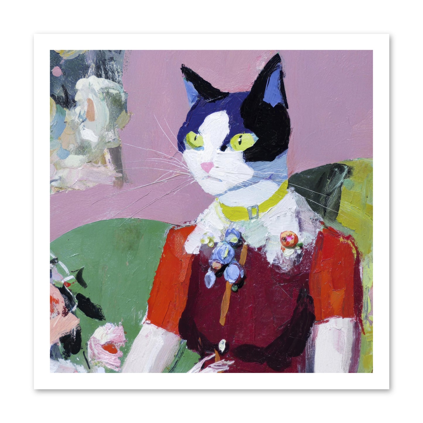 A Study in Elegant Composure -- Paper Print 20x20