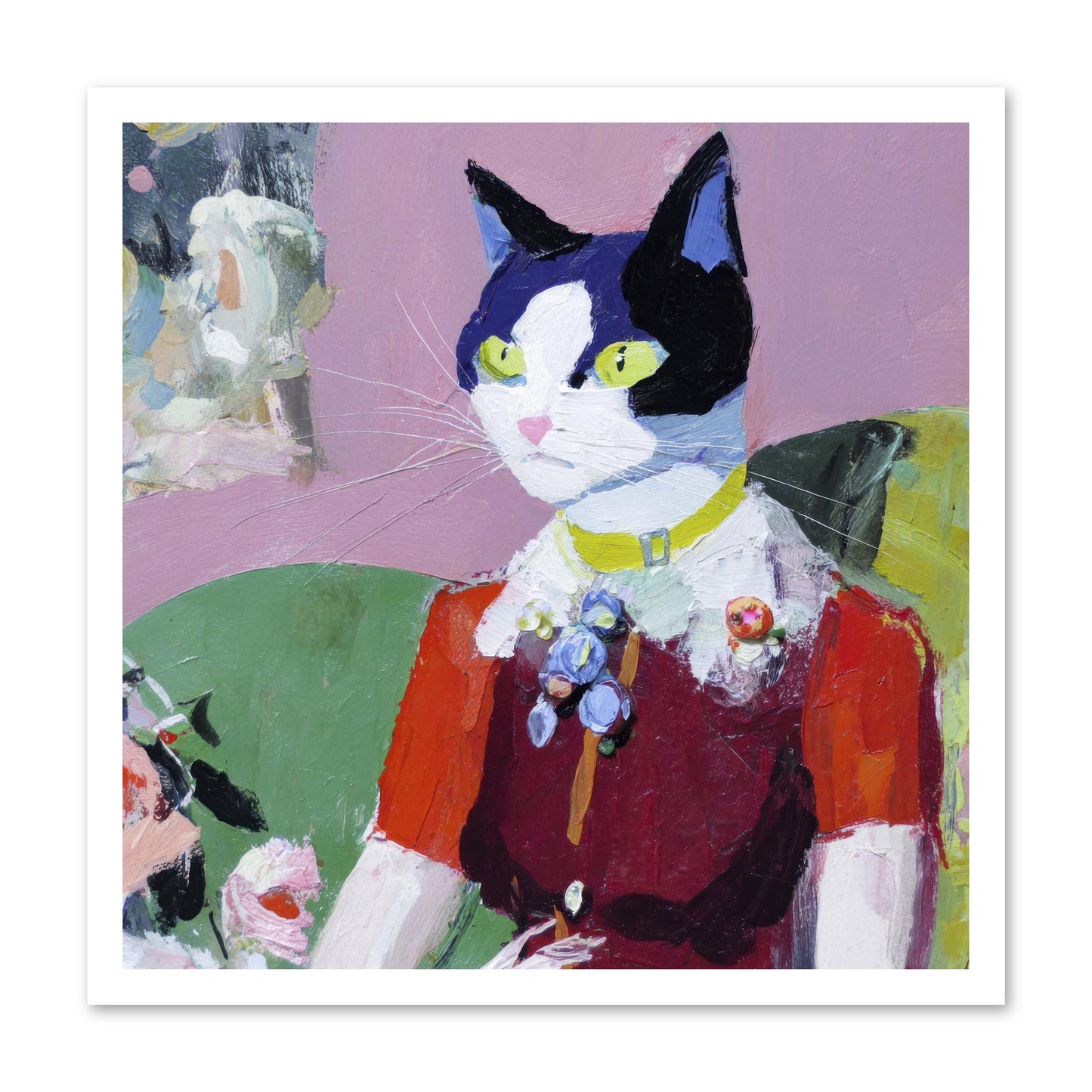 A Study in Elegant Composure -- Paper Print 24x24