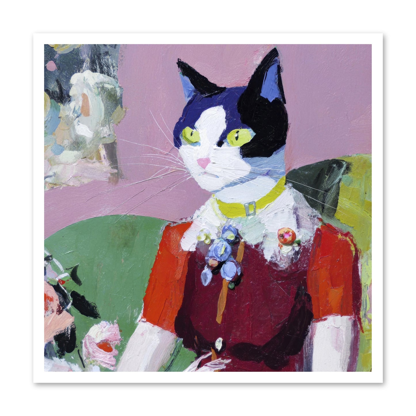 A Study in Elegant Composure -- Paper Print 30x30