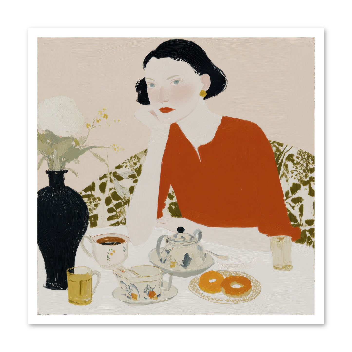 A Study in Simple Pleasure -- Loose Canvas Print 30x30