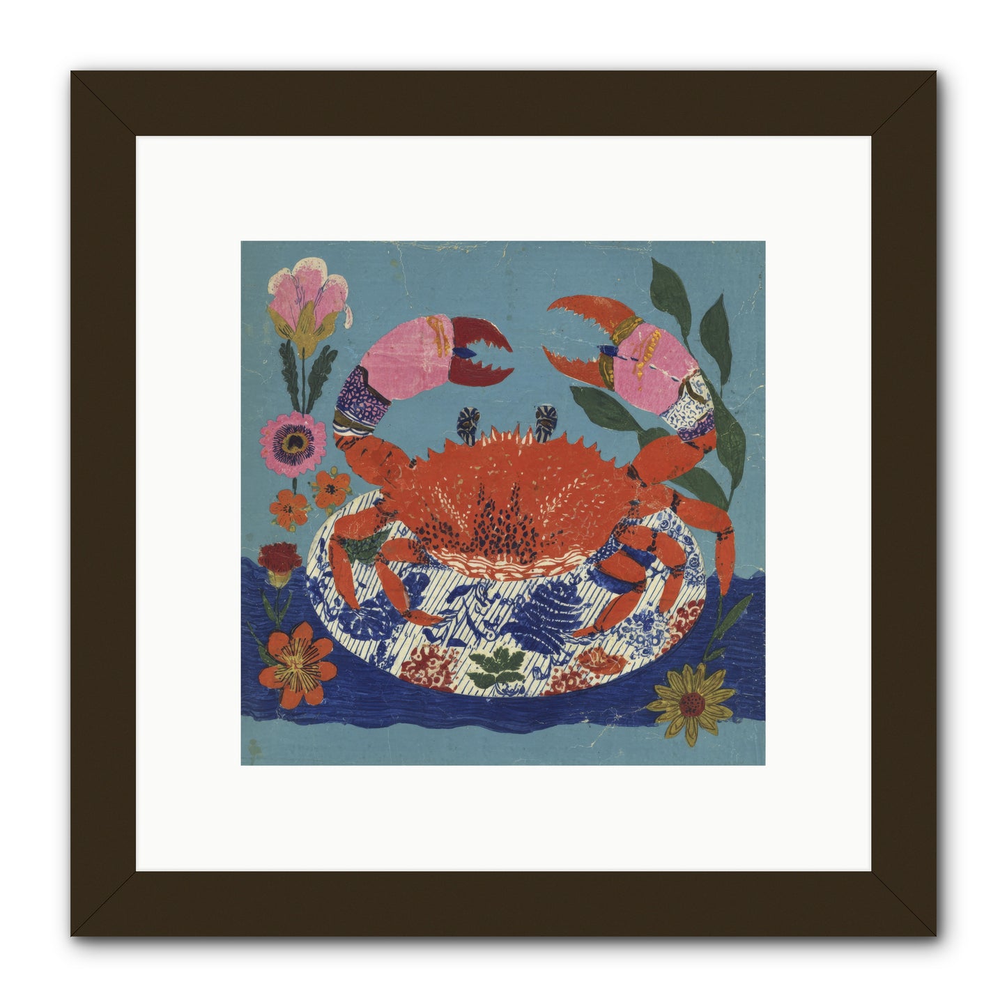 A Supper of Slight Intrigues -- Framed Print - Black 10x10
