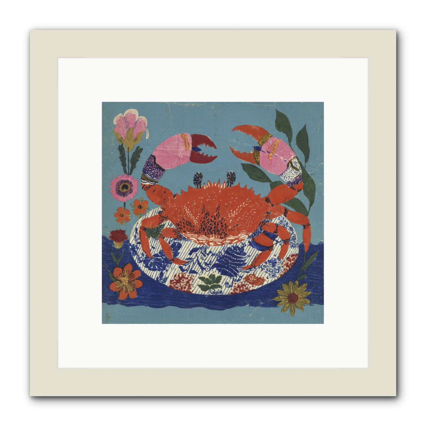 A Supper of Slight Intrigues -- Framed Print - White 10x10