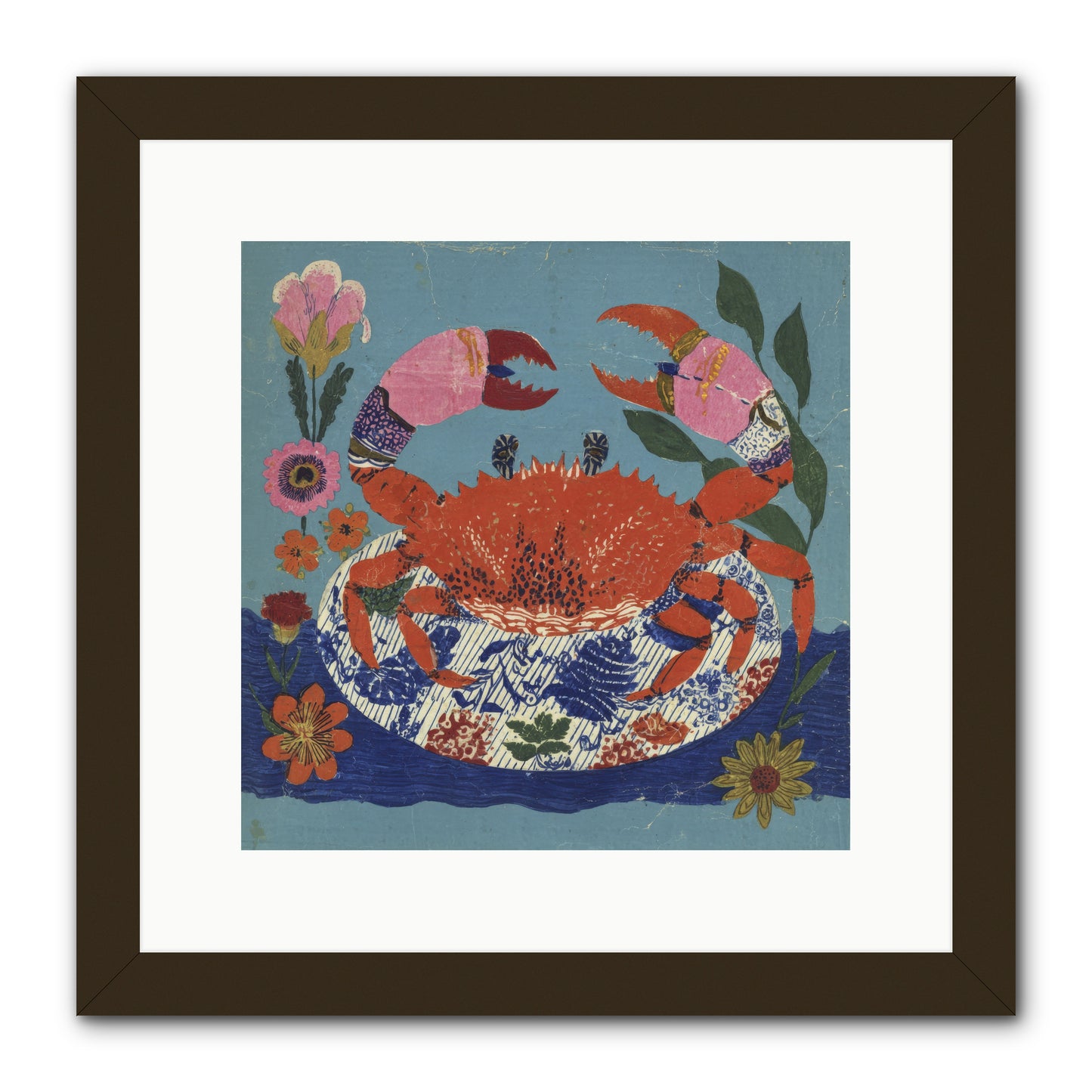 A Supper of Slight Intrigues -- Framed Print - Black 12x12
