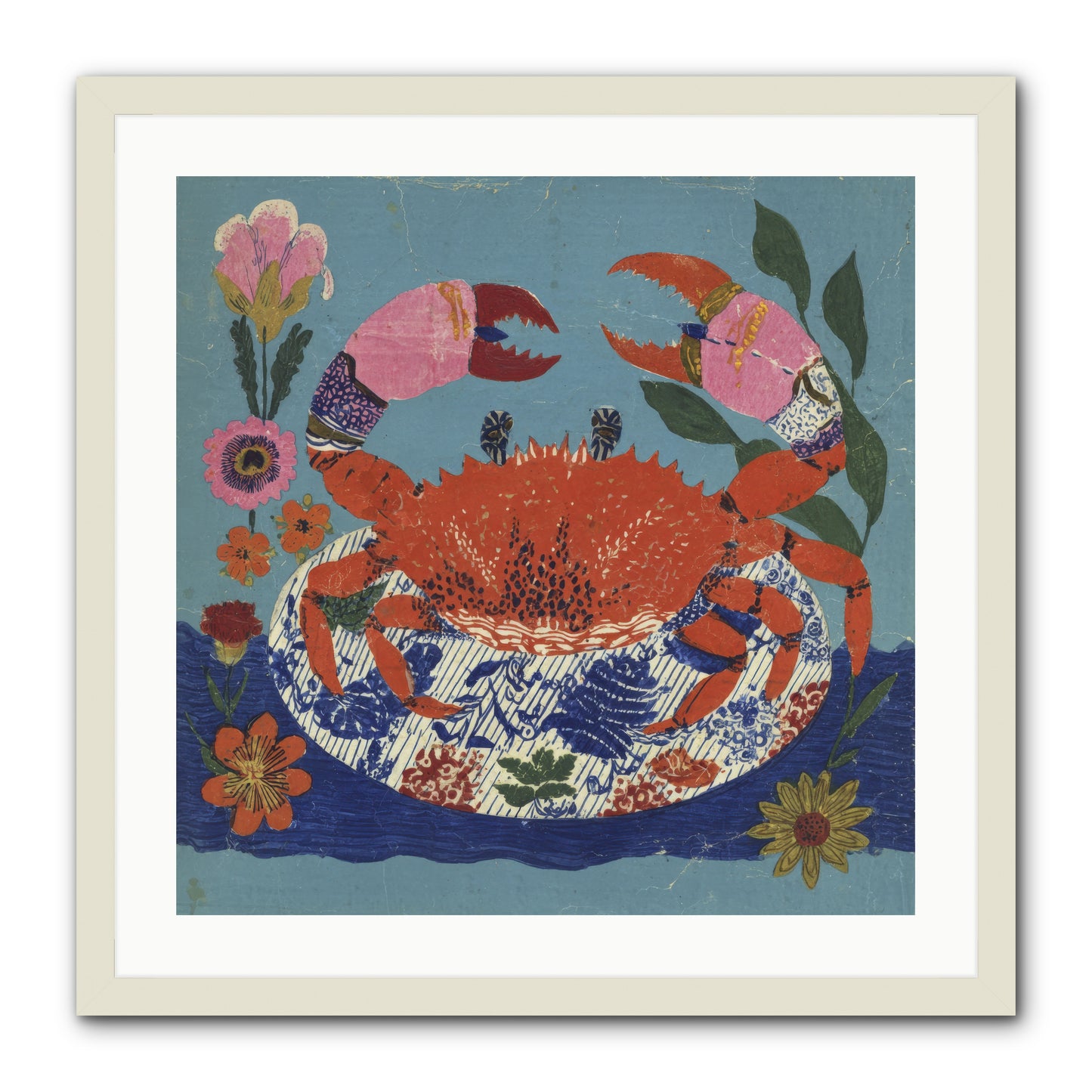 A Supper of Slight Intrigues -- Framed Print - White 24x24