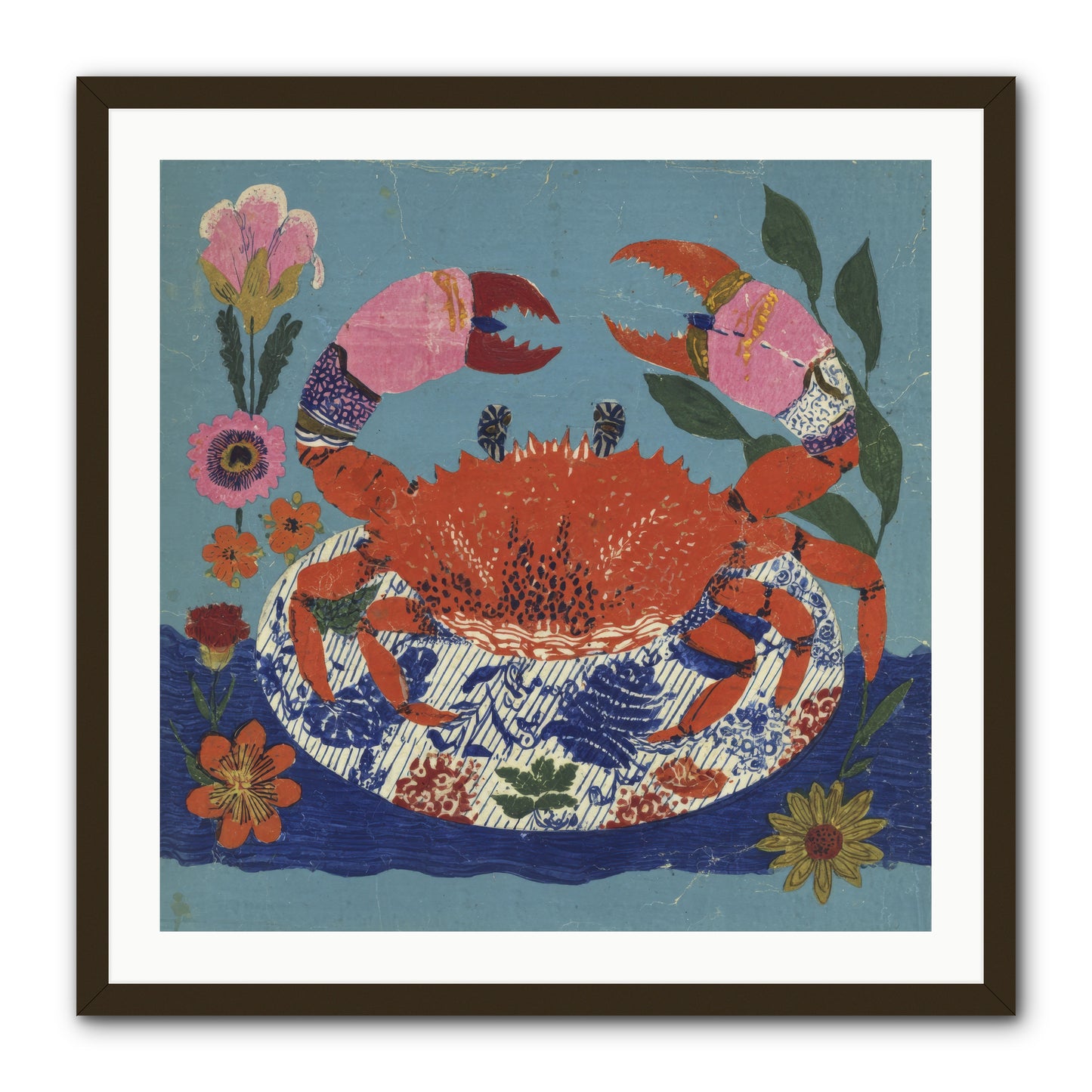 A Supper of Slight Intrigues -- Framed Print - Black 30x30