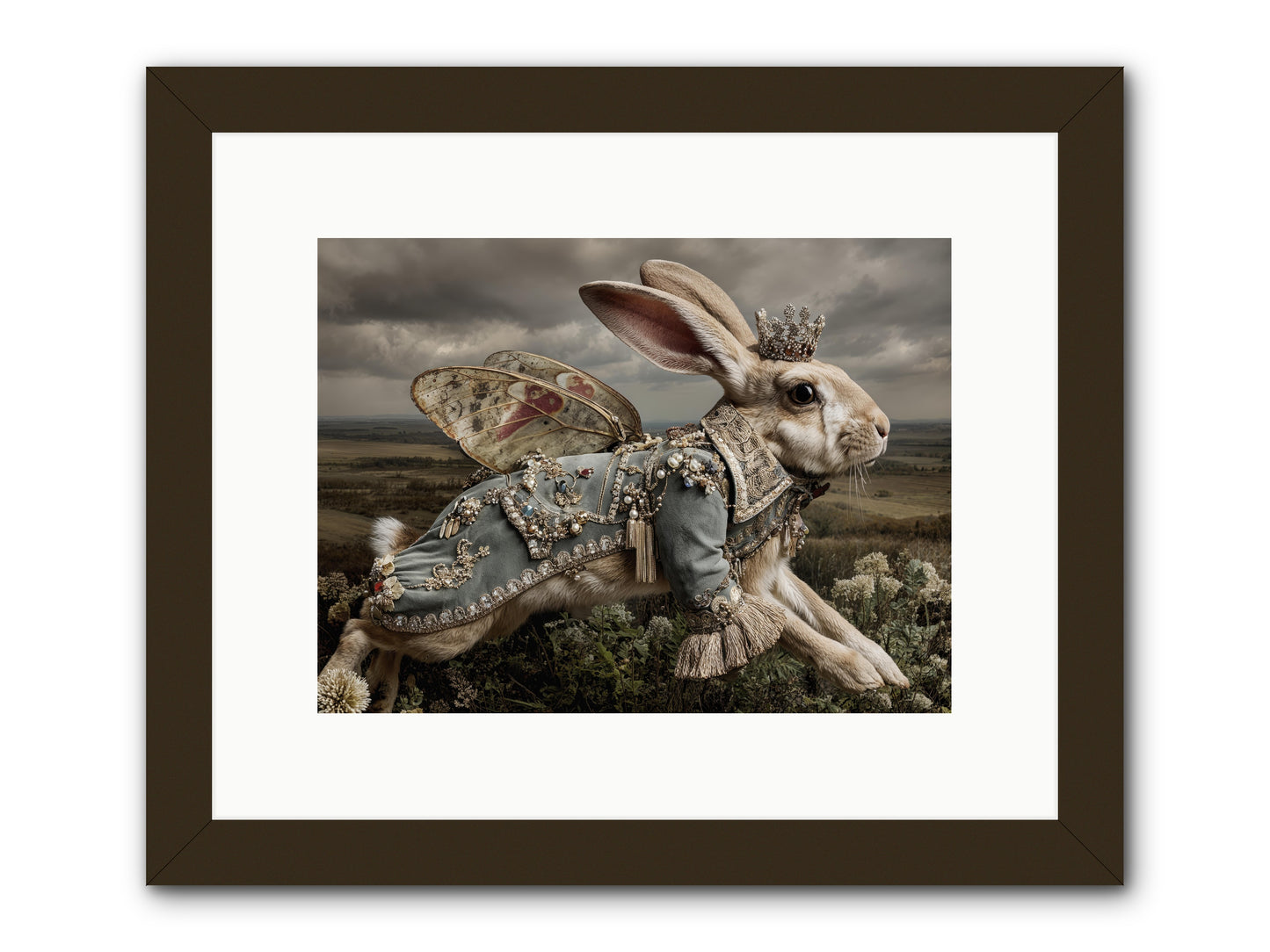 A Theory of Bloom.No.1 png -- Framed Print - Black 12x9