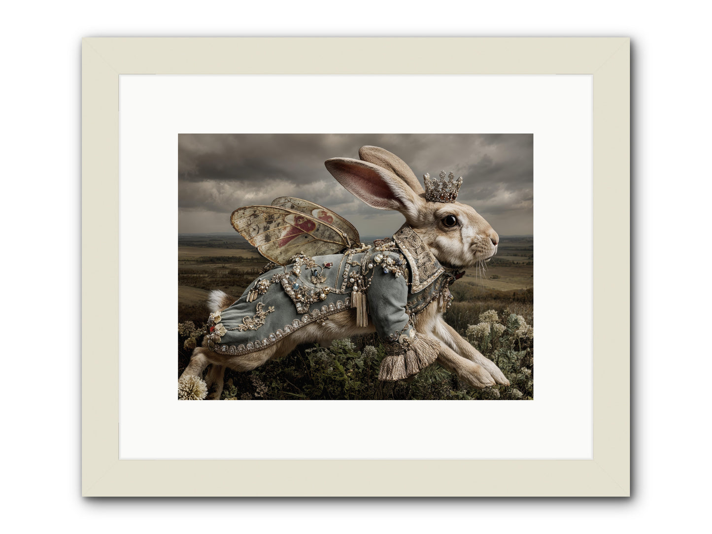 A Theory of Bloom.No.1 png -- Framed Print - White 12x9