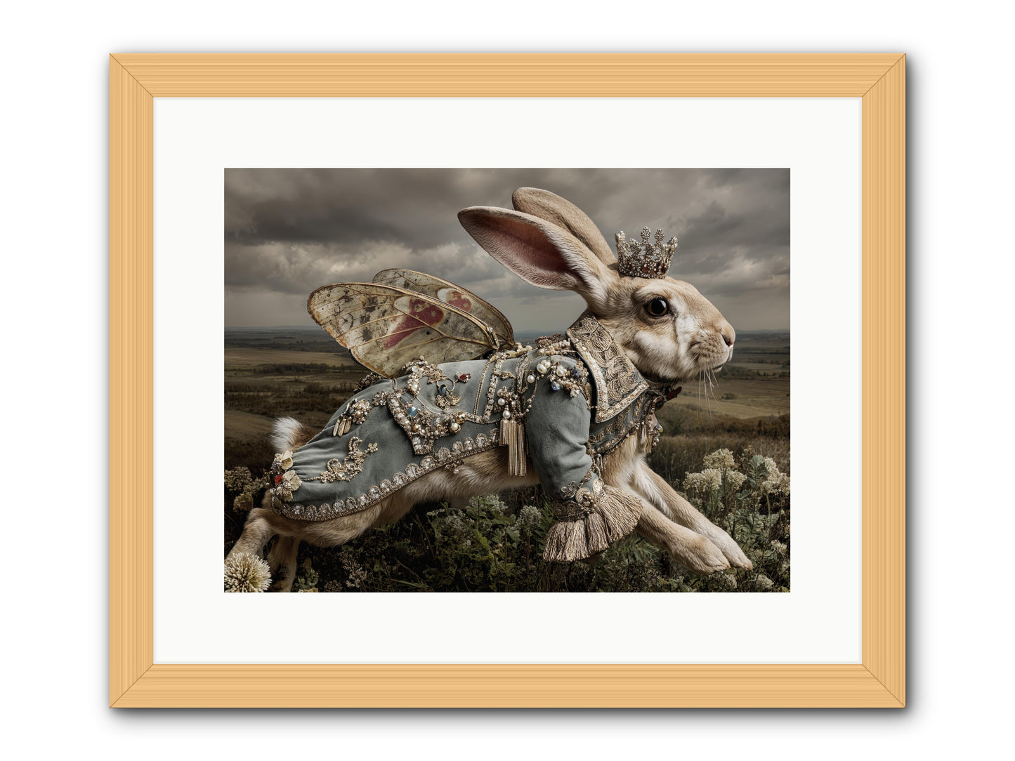 A Theory of Bloom.No.1 png -- Framed Print - Natural 16x12