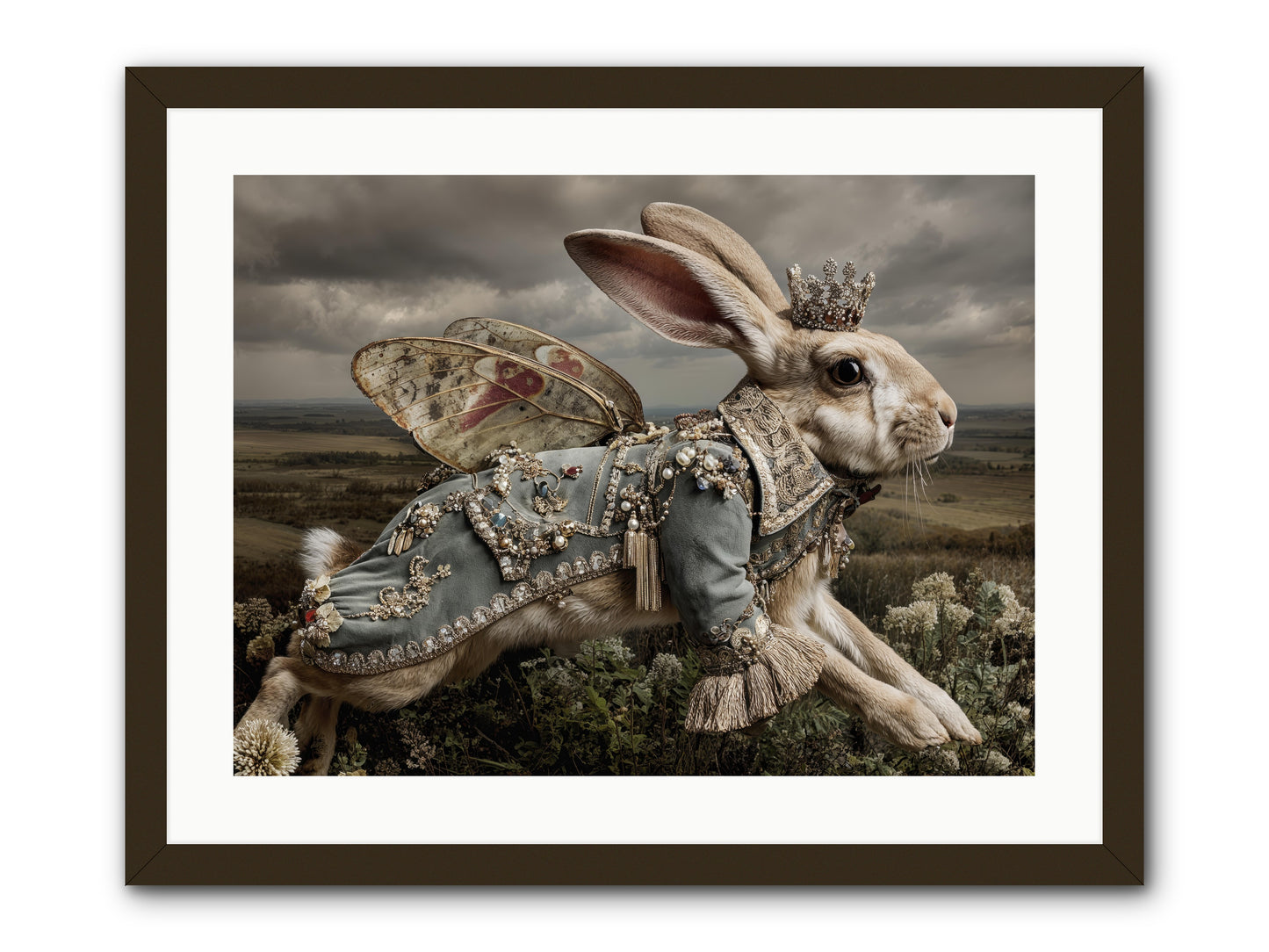 A Theory of Bloom.No.1 png -- Framed Print - Black 24x18
