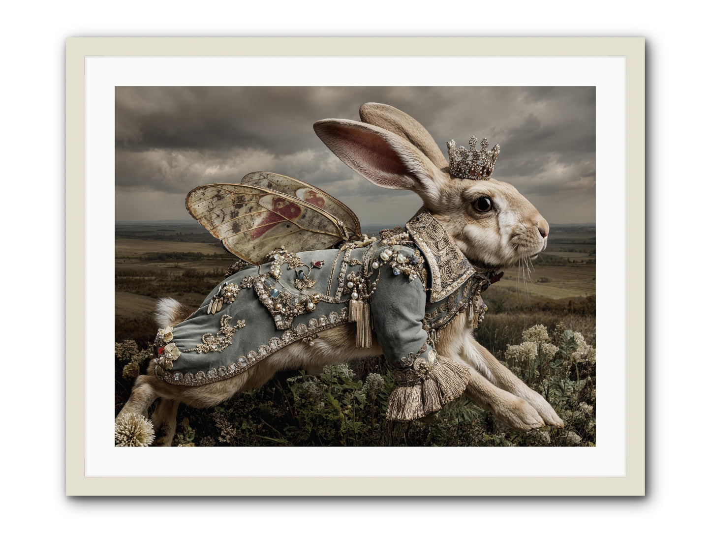 A Theory of Bloom.No.1 png -- Framed Print - White 32x24