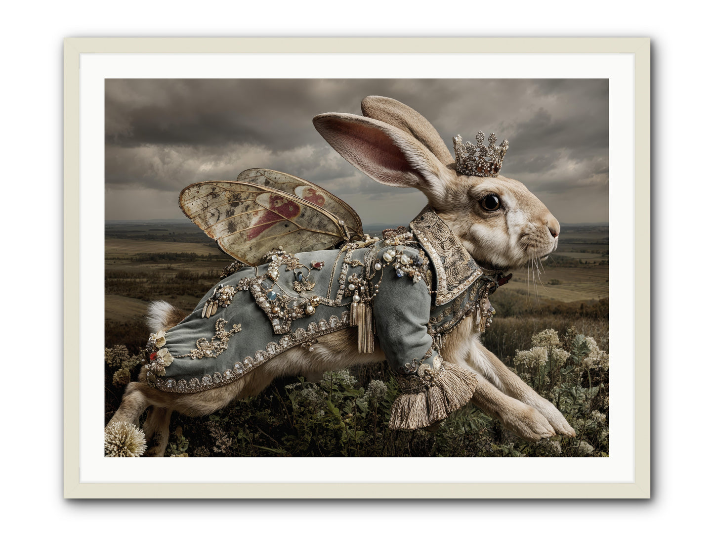 A Theory of Bloom.No.1 png -- Framed Print - White 40x30