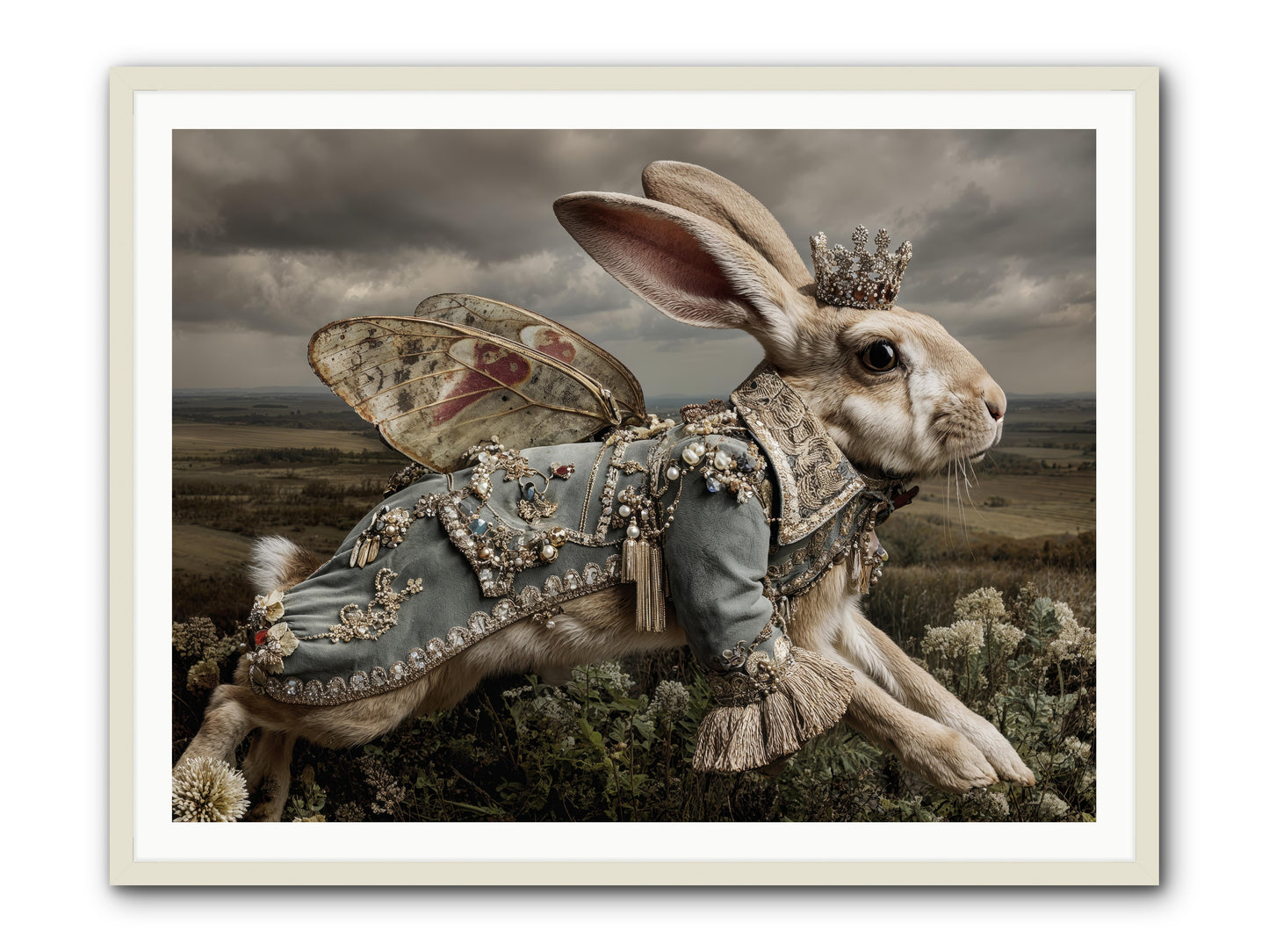 A Theory of Bloom.No.1 png -- Framed Print - White 48x36
