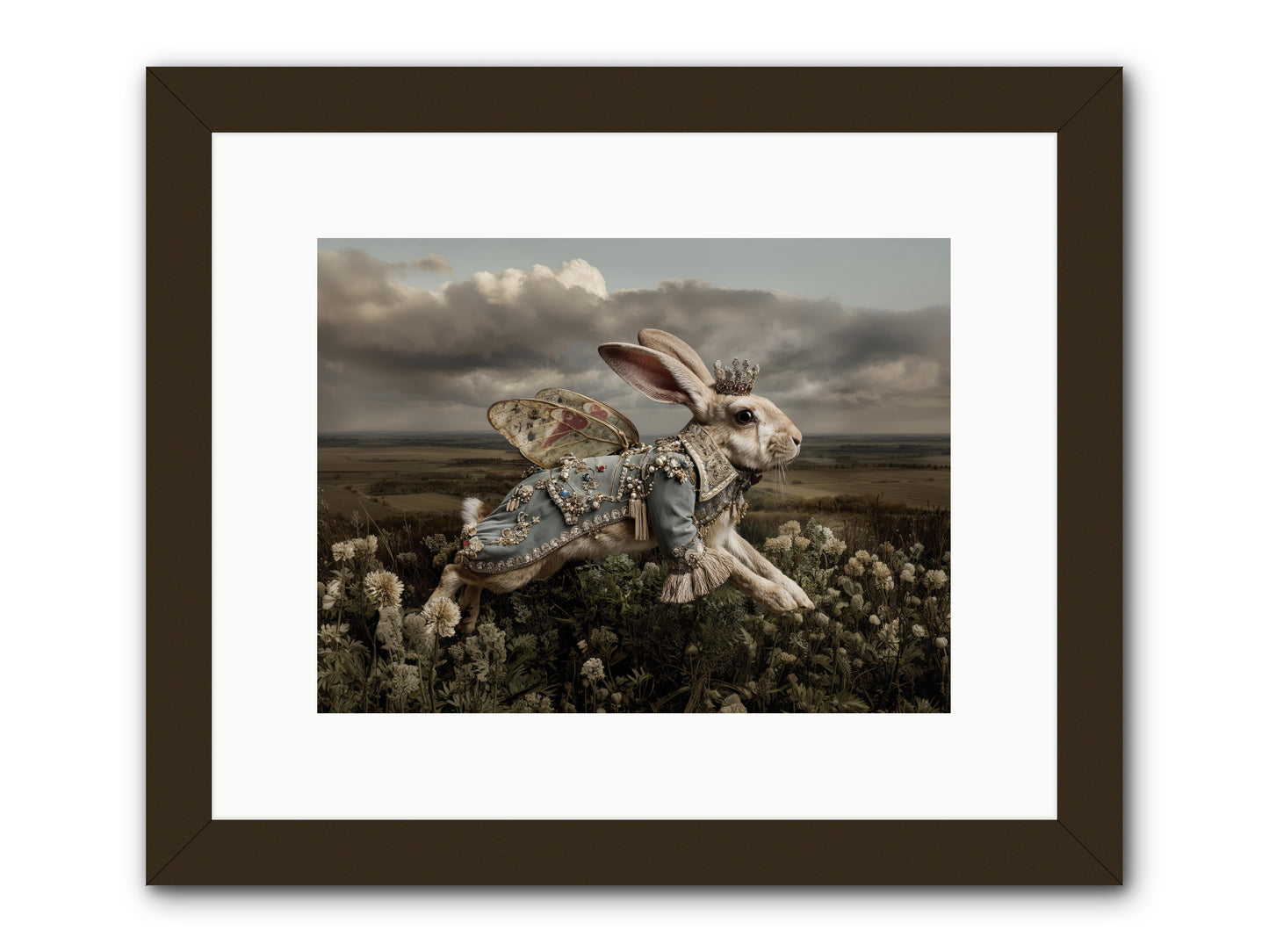 A Theory of Bloom.No.2  -- Framed Print - Black 12x9
