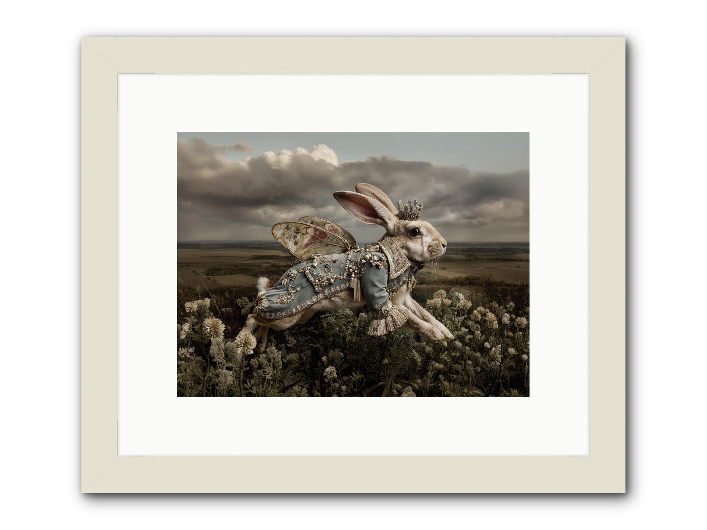 A Theory of Bloom.No.2  -- Framed Print - White 12x9