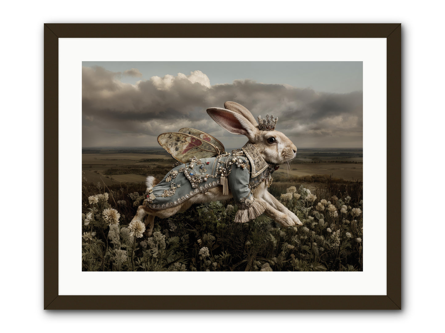 A Theory of Bloom.No.2  -- Framed Print - Black 24x18