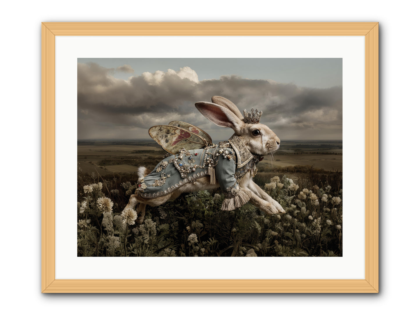 A Theory of Bloom.No.2  -- Framed Print - Natural 24x18