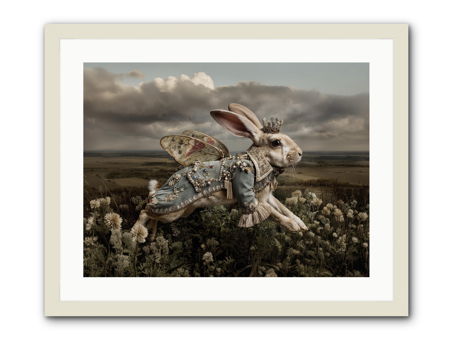 A Theory of Bloom.No.2  -- Framed Print - White 24x18