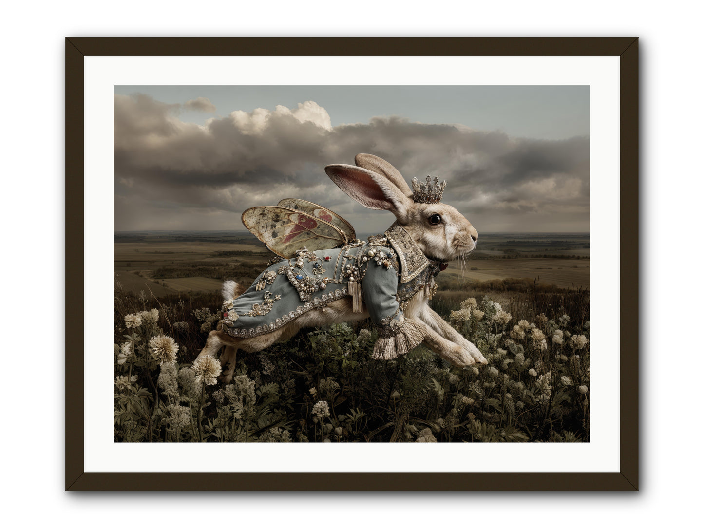 A Theory of Bloom.No.2  -- Framed Print - Black 32x24