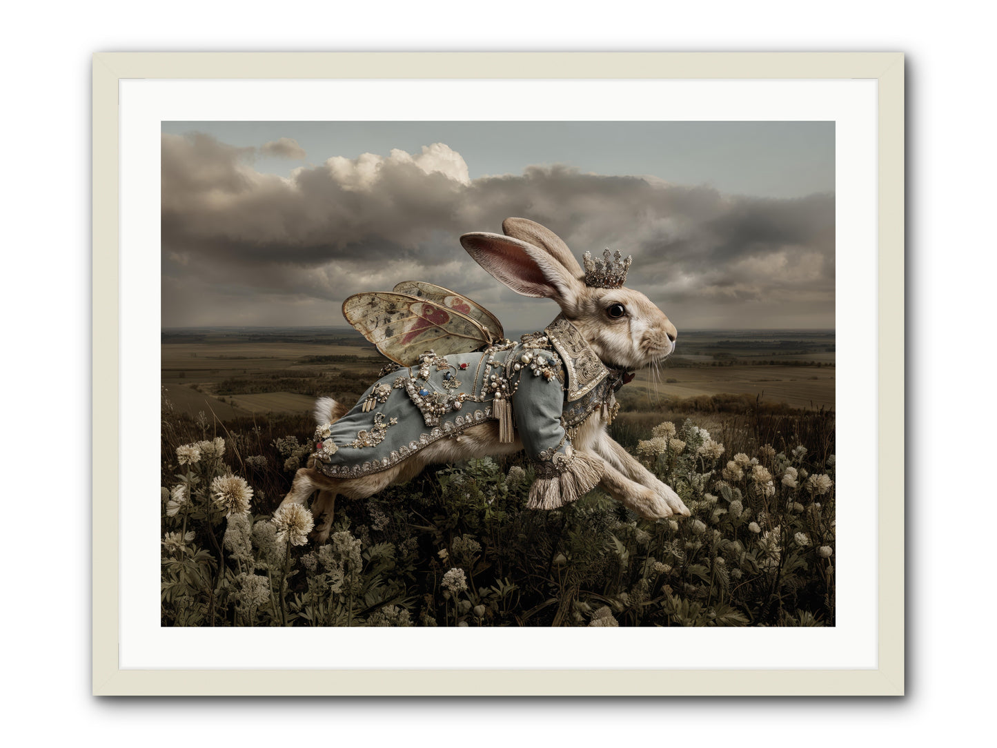 A Theory of Bloom.No.2  -- Framed Print - White 32x24
