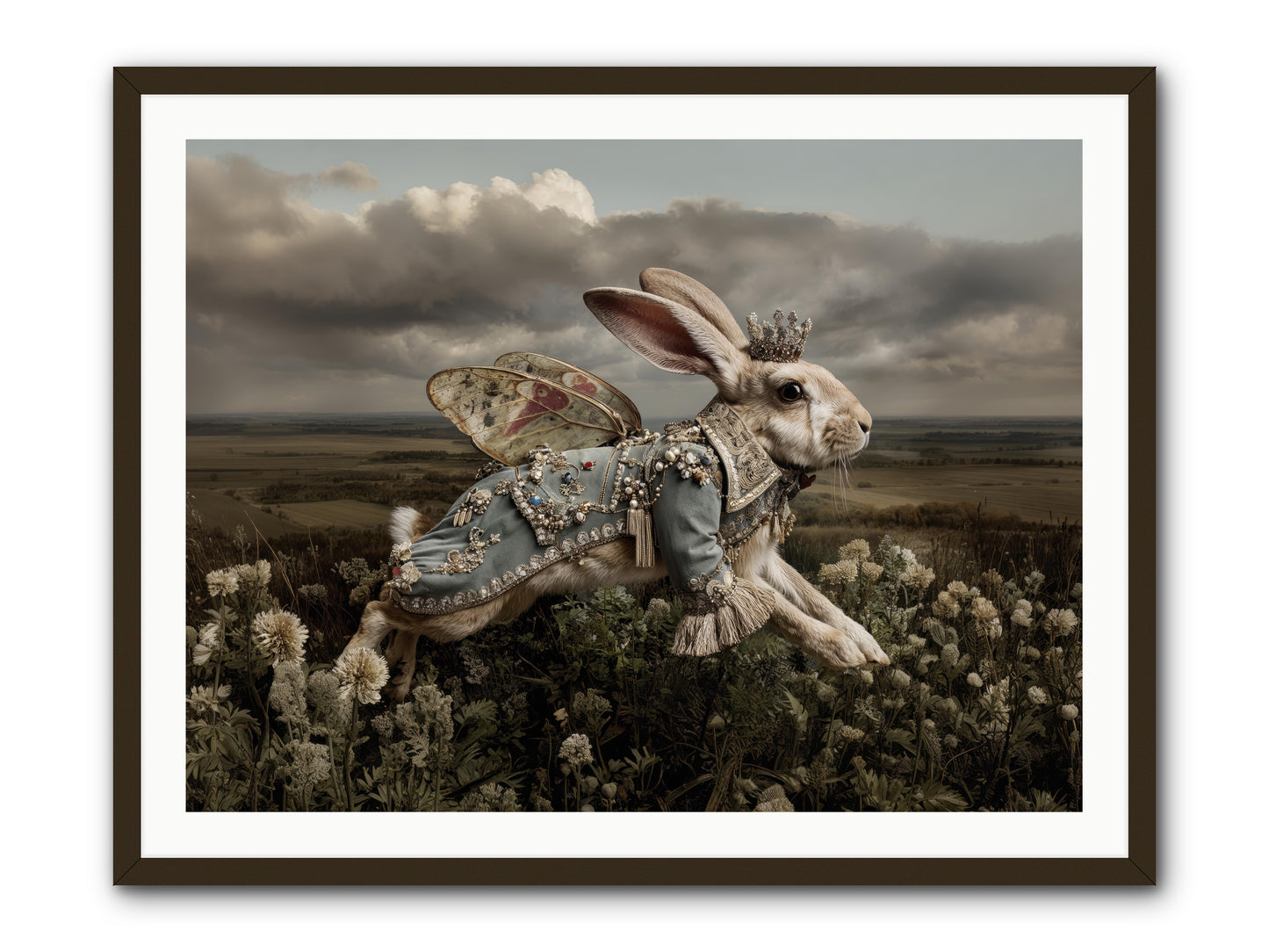 A Theory of Bloom.No.2  -- Framed Print - Black 40x30
