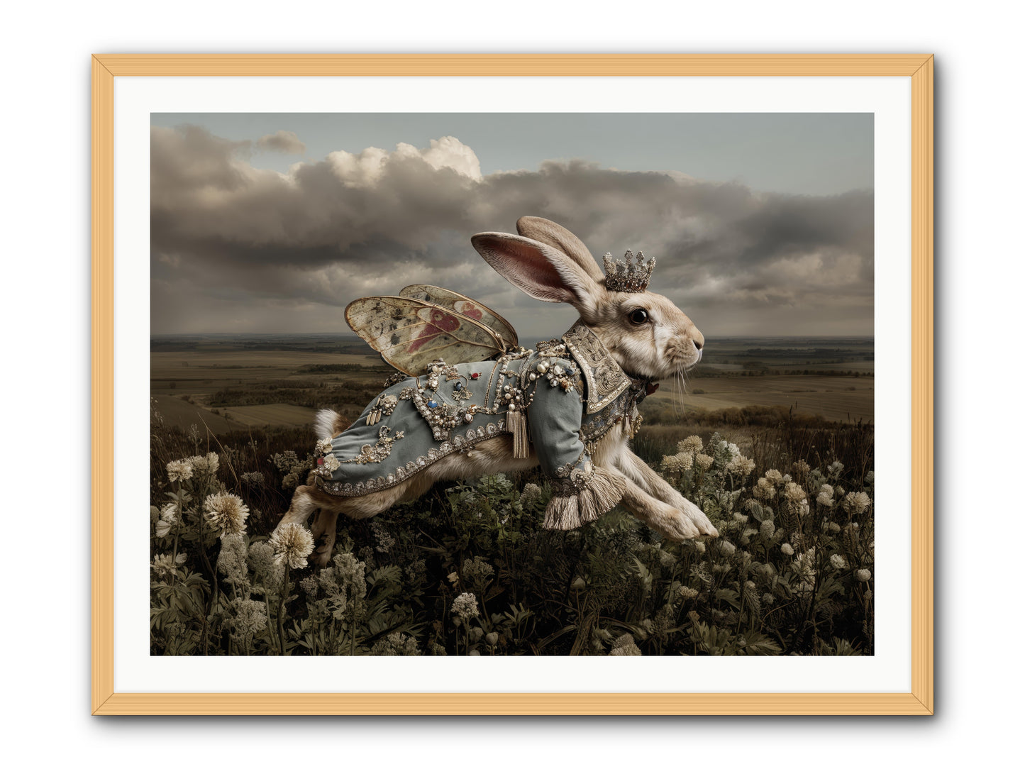 A Theory of Bloom.No.2  -- Framed Print - Natural 40x30