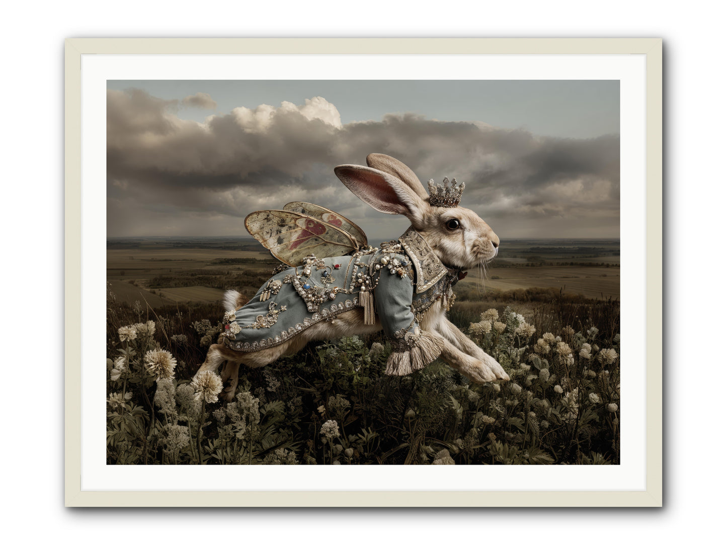 A Theory of Bloom.No.2  -- Framed Print - White 40x30