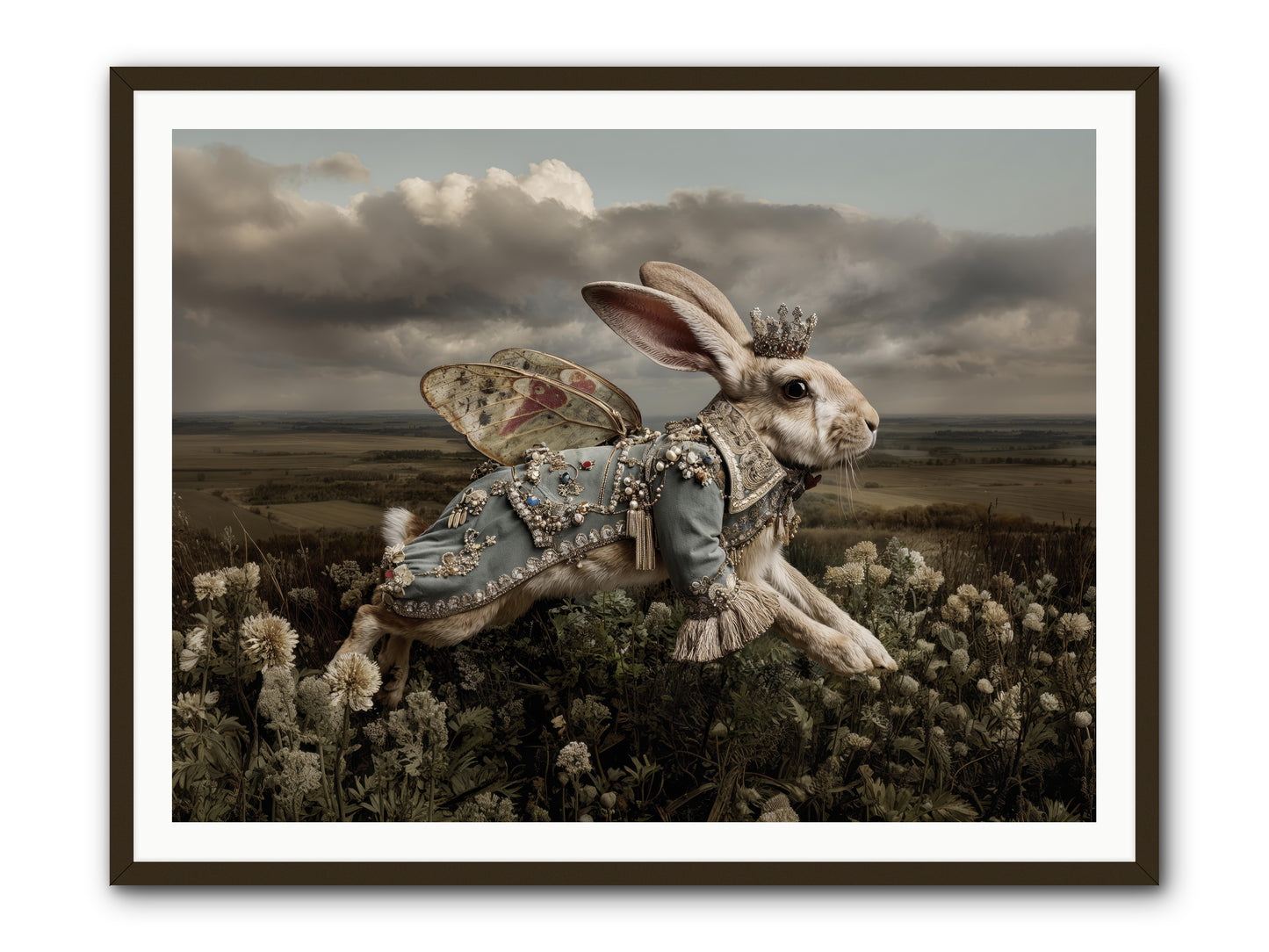 A Theory of Bloom.No.2  -- Framed Print - Black 48x36